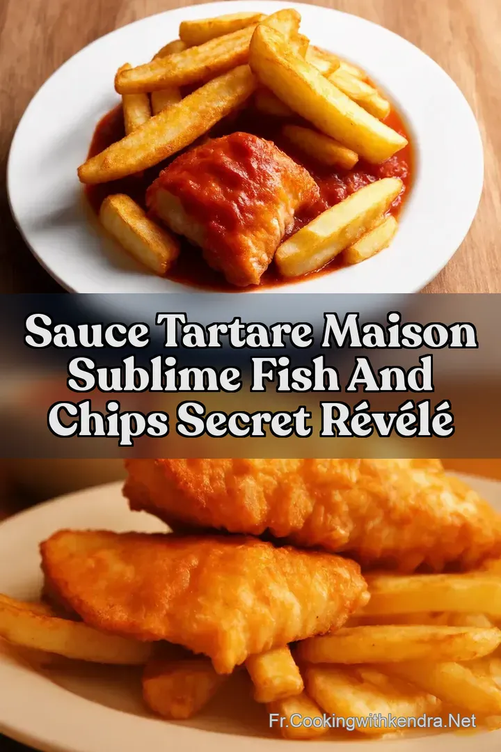 Sauce Tartare Maison Sublime Fish and Chips Secret R&eacute;v&eacute;l&eacute;