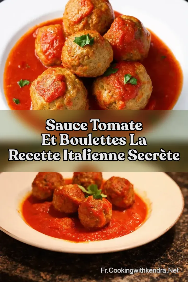 Sauce Tomate et Boulettes La Recette Italienne Secr&egrave;te