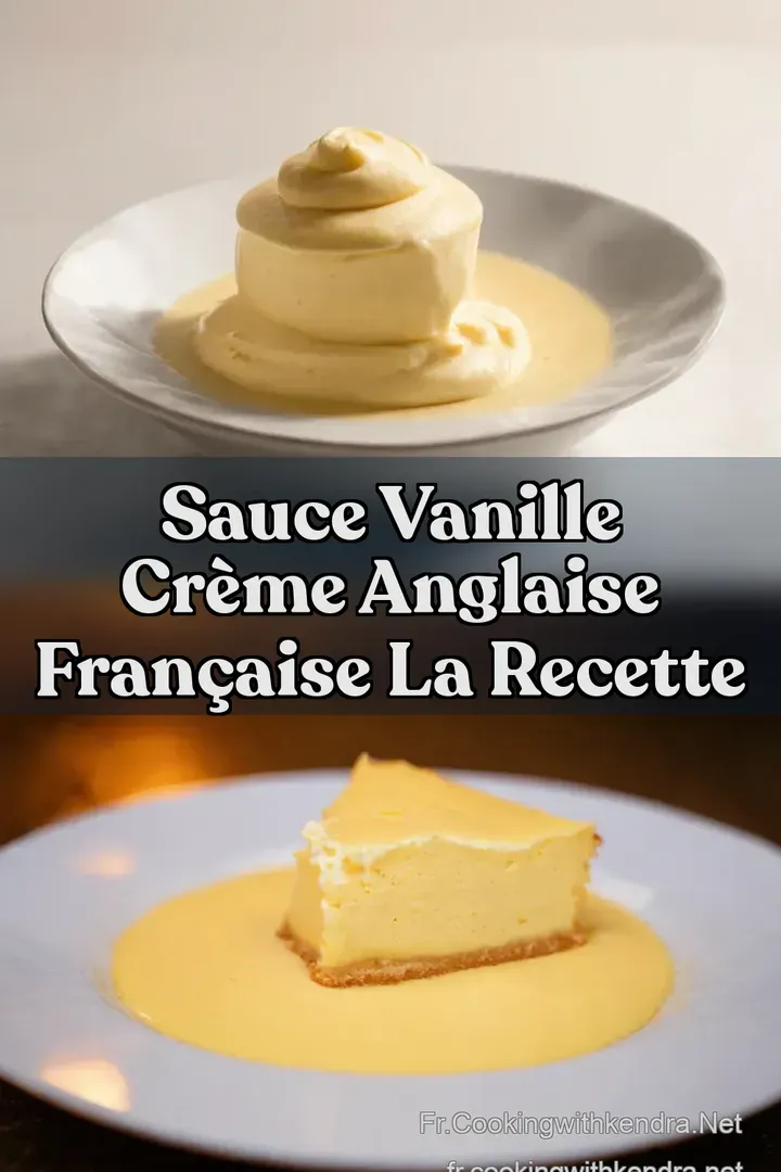 Sauce Vanille Cr&egrave;me Anglaise Fran&ccedil;aise La Recette