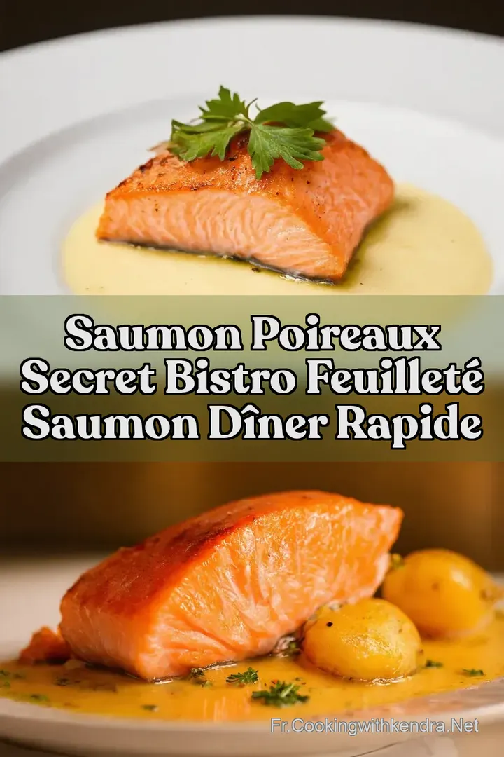 Saumon Poireaux Secret Bistro Feuillet&eacute; Saumon D&icirc;ner Rapide