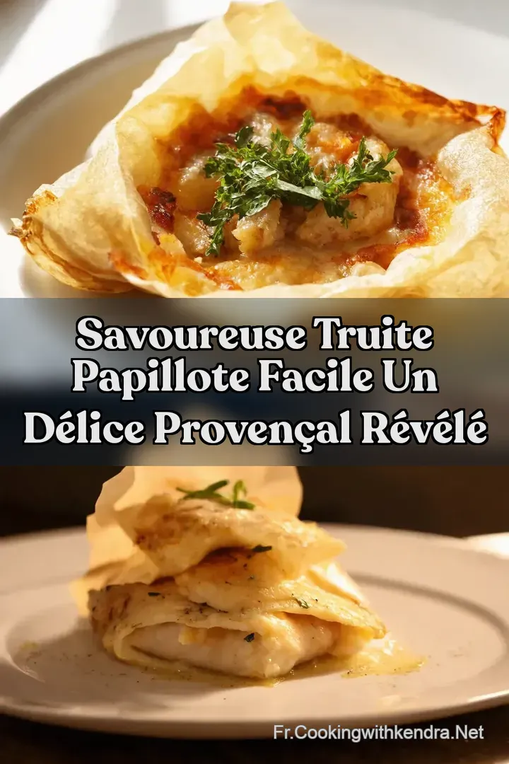 Savoureuse truite papillote facile Un d&eacute;lice Proven&ccedil;al R&eacute;v&eacute;l&eacute;