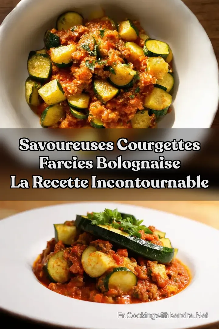 Savoureuses Courgettes Farcies Bolognaise La Recette Incontournable