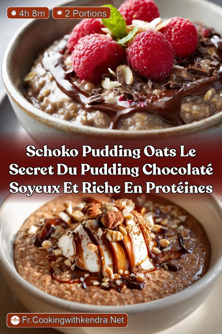 Schoko Pudding Oats Le secret du pudding chocolat&eacute; soyeux et riche en prot&eacute;ines