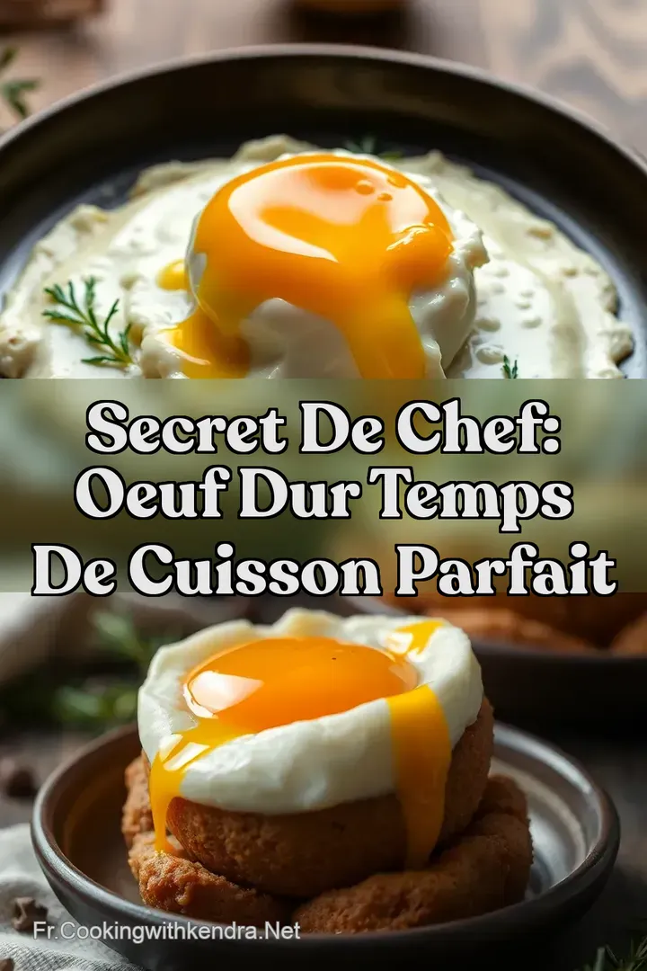 Secret de Chef: Oeuf Dur Temps de Cuisson Parfait