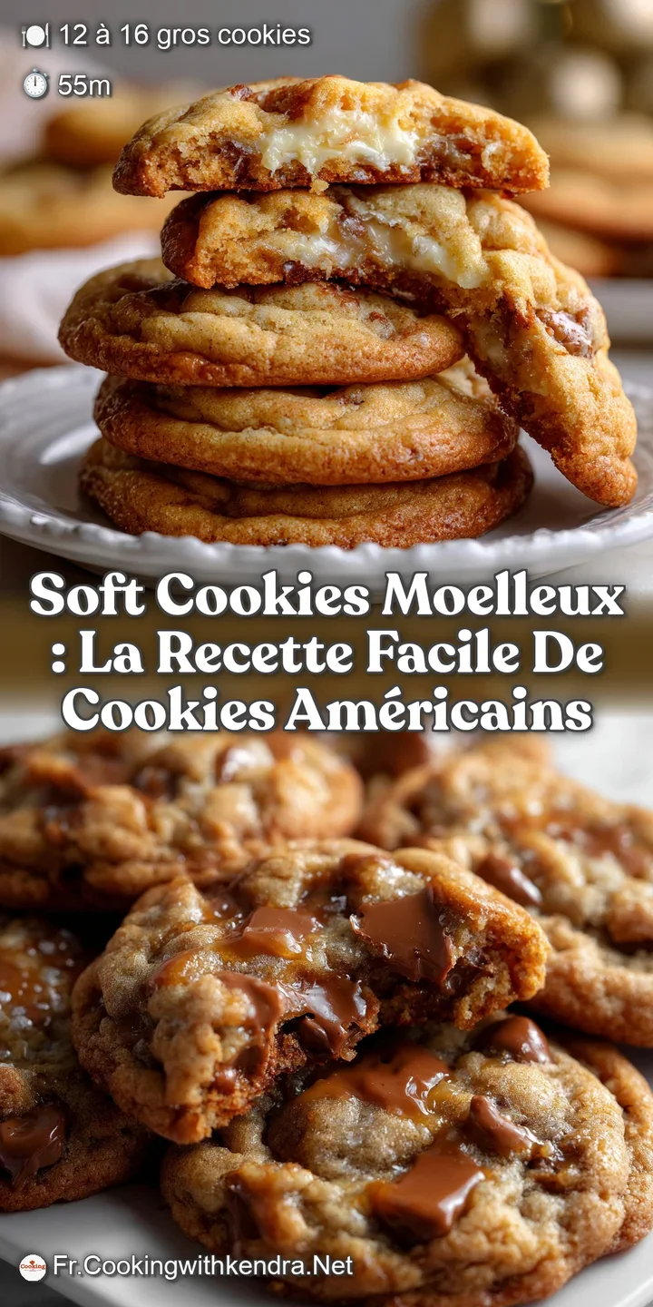 Soft Cookies Moelleux : La Recette Facile de Cookies Am&eacute;ricains