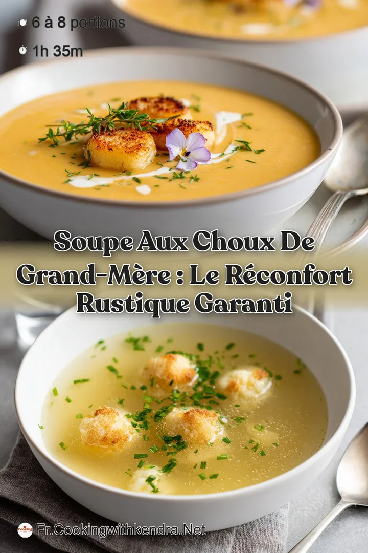 Soupe aux choux de grand-m&egrave;re : Le r&eacute;confort rustique garanti