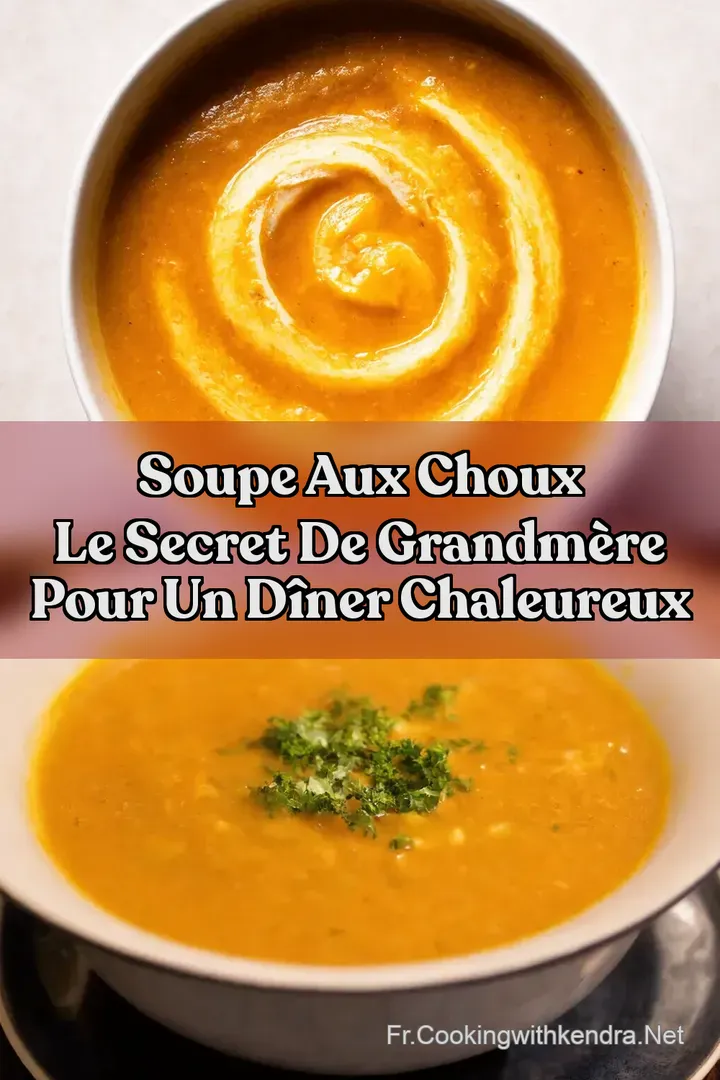 Soupe Aux Choux Le Secret De GrandM&egrave;re Pour un D&icirc;ner Chaleureux