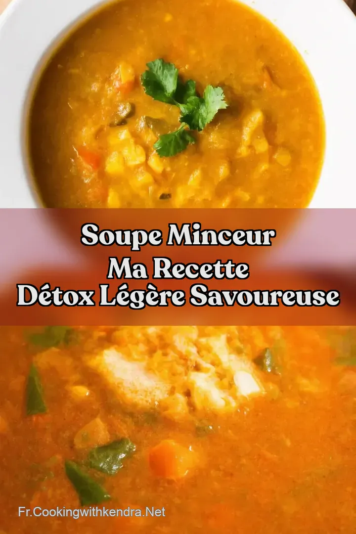 Soupe Minceur Ma Recette D&eacute;tox L&eacute;g&egrave;re Savoureuse