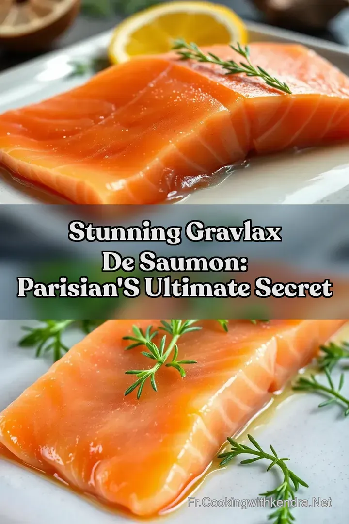 Stunning Gravlax de Saumon: Parisian s Ultimate Secret
