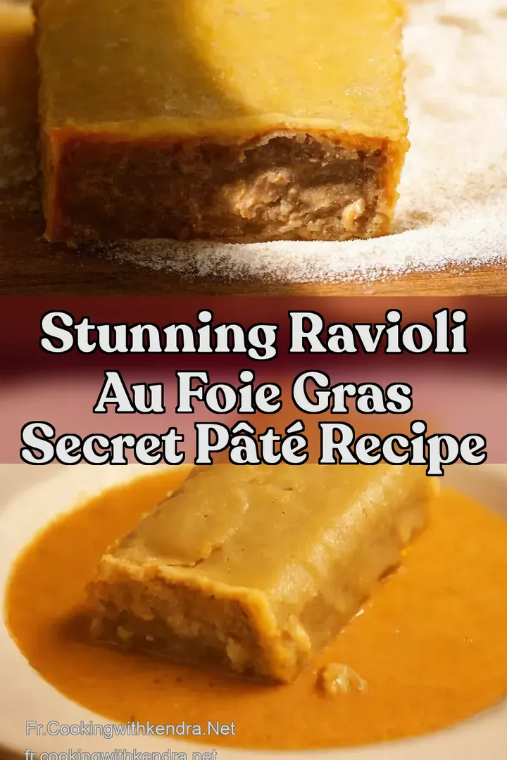Stunning Ravioli au Foie Gras Secret P&acirc;t&eacute; Recipe
