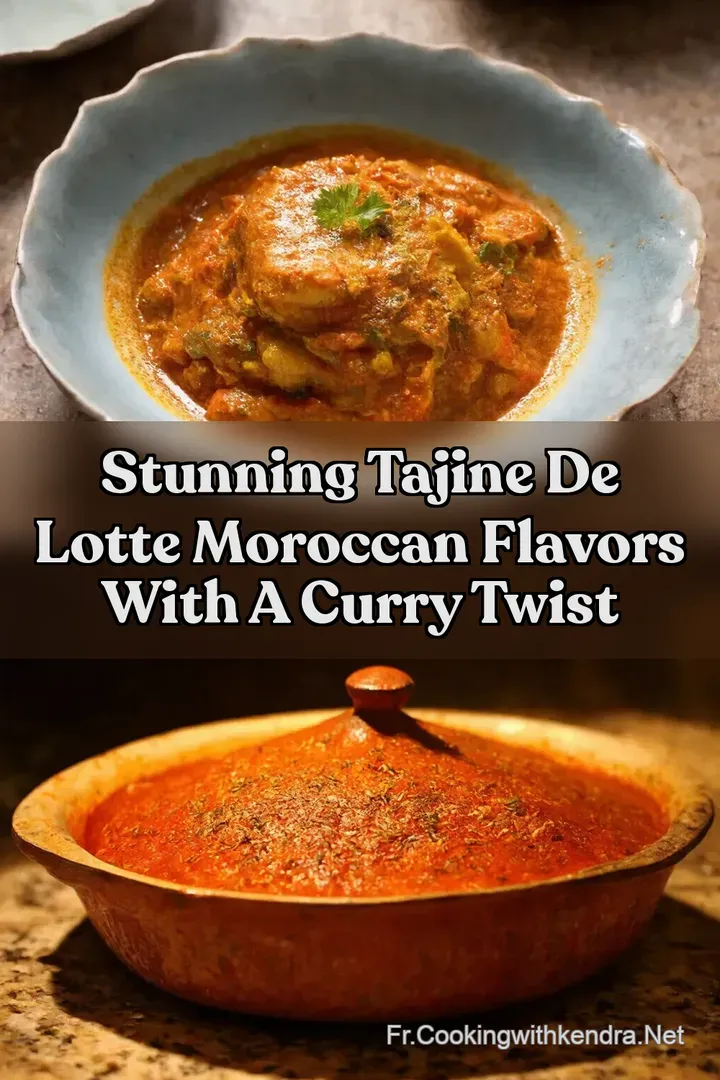 Stunning Tajine de Lotte Moroccan Flavors with a Curry Twist