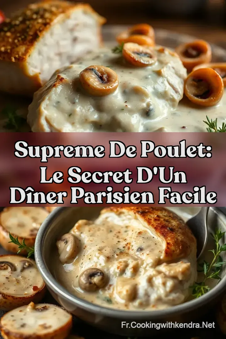 Supreme de Poulet: Le Secret d Un D&icirc;ner Parisien Facile