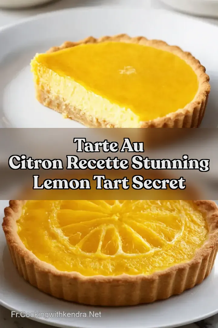 Tarte au Citron Recette Stunning Lemon Tart Secret