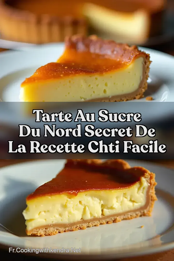 Tarte au Sucre du Nord Secret de la Recette Chti Facile