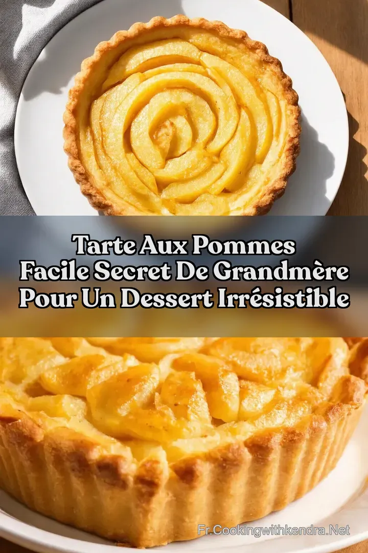 Tarte aux Pommes Facile Secret de GrandM&egrave;re pour un Dessert Irr&eacute;sistible