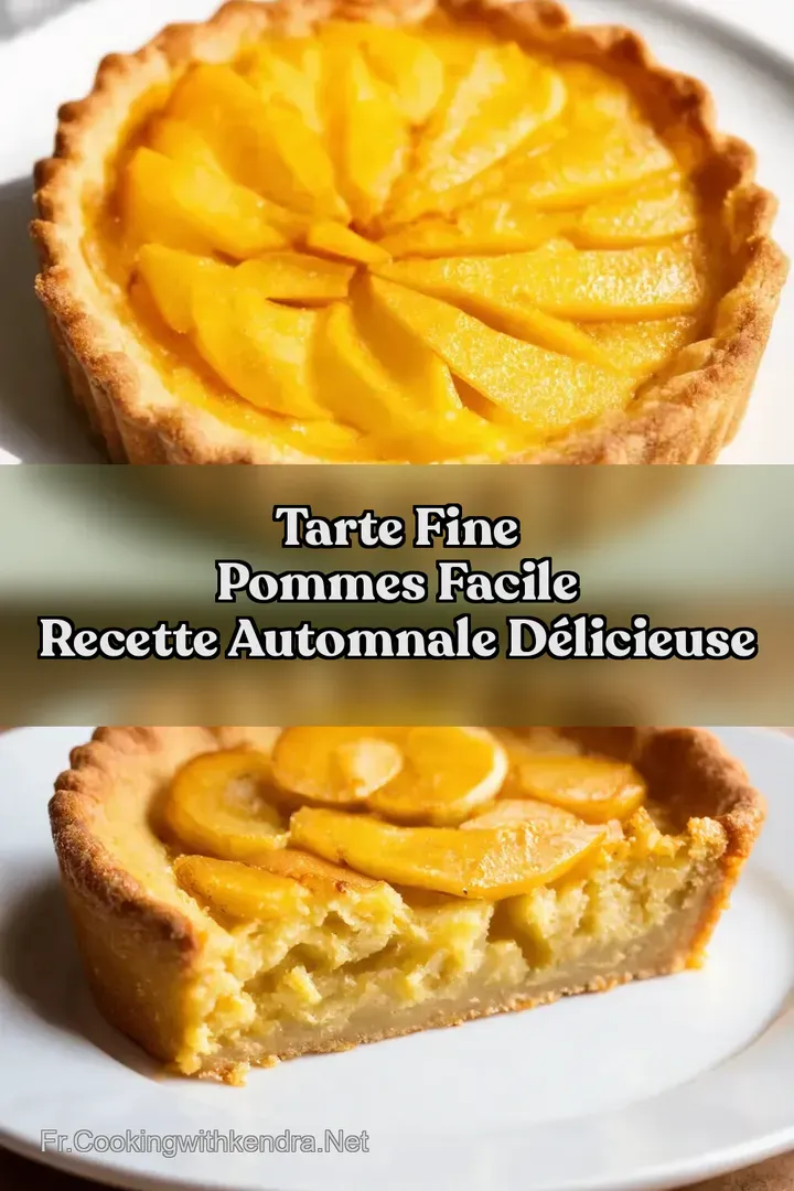 Tarte Fine Pommes Facile Recette Automnale D&eacute;licieuse