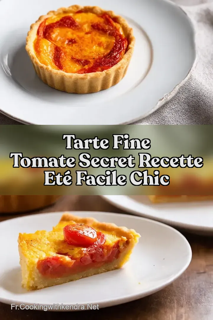Tarte Fine Tomate Secret Recette Et&eacute; Facile Chic