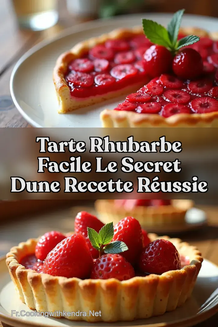 Tarte Rhubarbe Facile Le Secret dUne Recette R&eacute;ussie