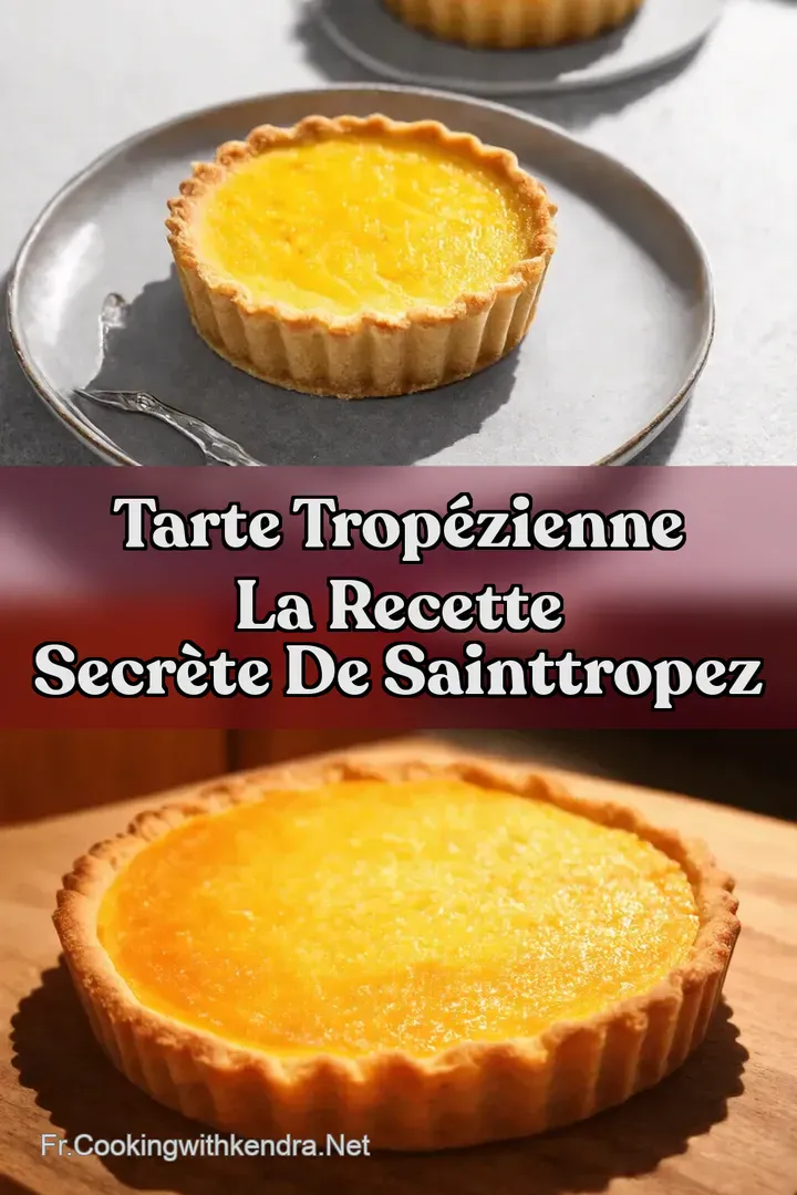 Tarte Trop&eacute;zienne La Recette Secr&egrave;te de SaintTropez