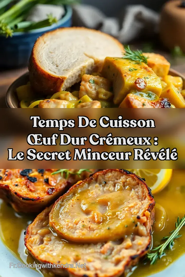 Temps de cuisson &OElig;uf Dur cr&eacute;meux : Le secret Minceur R&eacute;v&eacute;l&eacute;