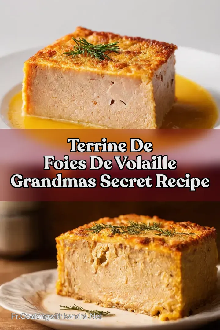 Terrine de Foies de Volaille Grandmas Secret Recipe