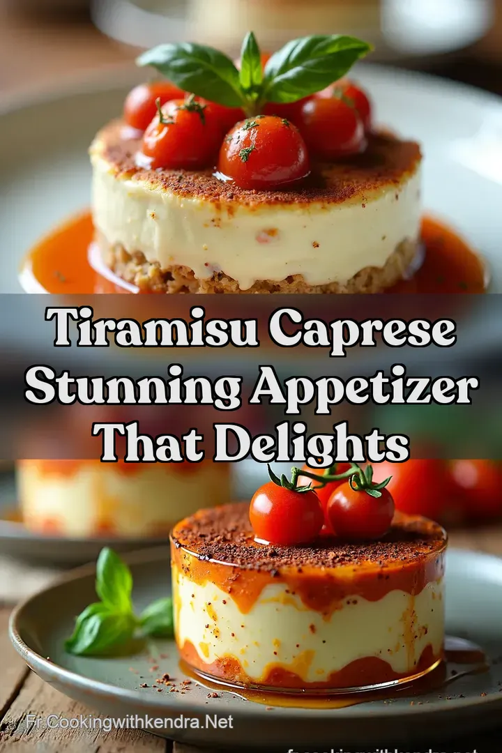 Tiramisu Caprese Stunning Appetizer That Delights