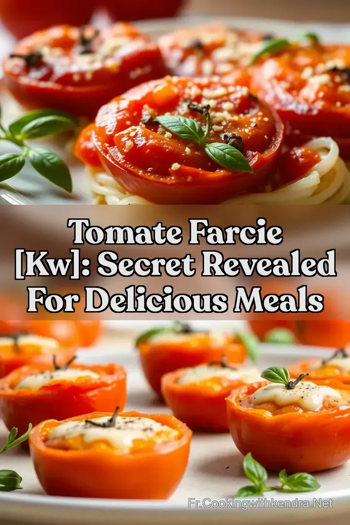 Tomate Farcie [kw]: Secret Revealed for Delicious Meals