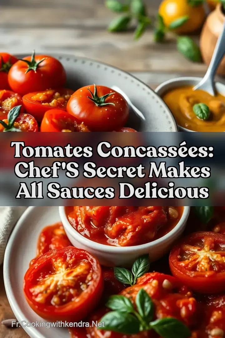 Tomates Concass&eacute;es: Chef s Secret Makes All Sauces DELICIOUS