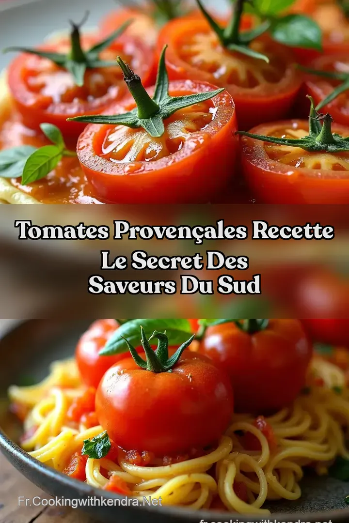 Tomates Proven&ccedil;ales Recette Le Secret des Saveurs du Sud