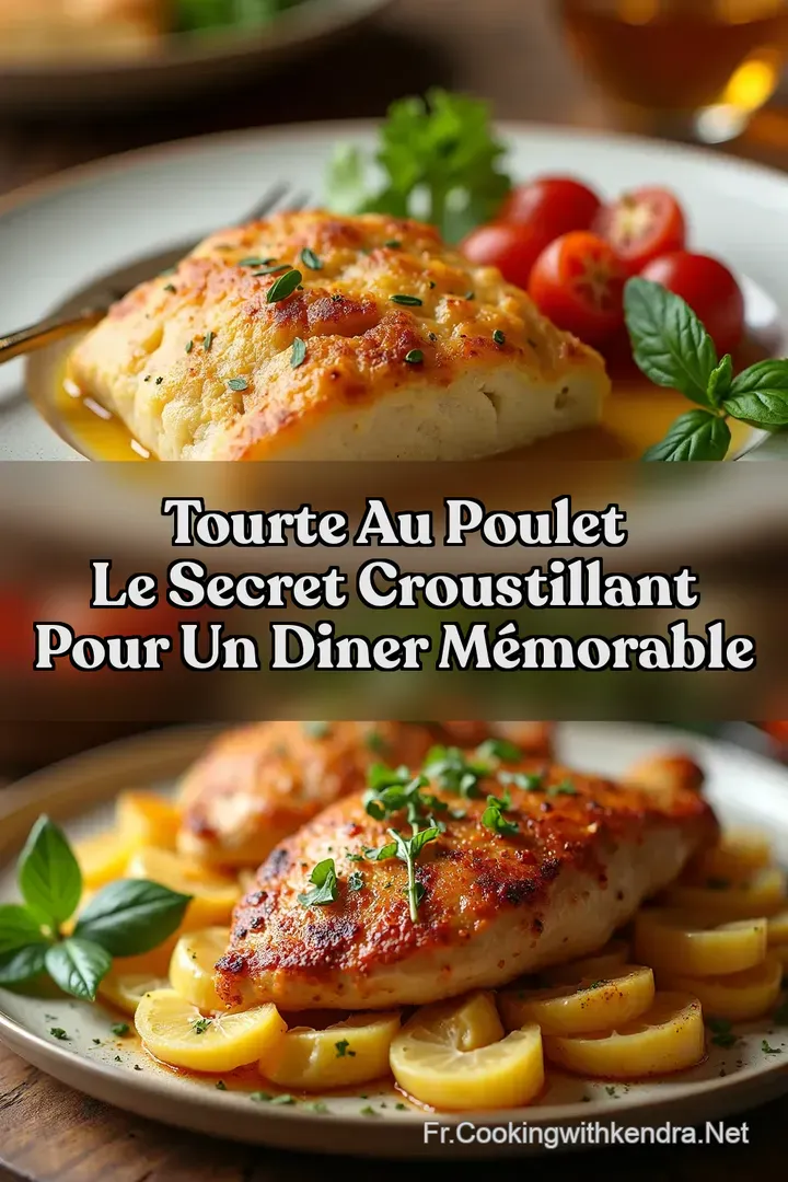 Tourte au Poulet Le Secret Croustillant Pour Un Diner M&eacute;morable