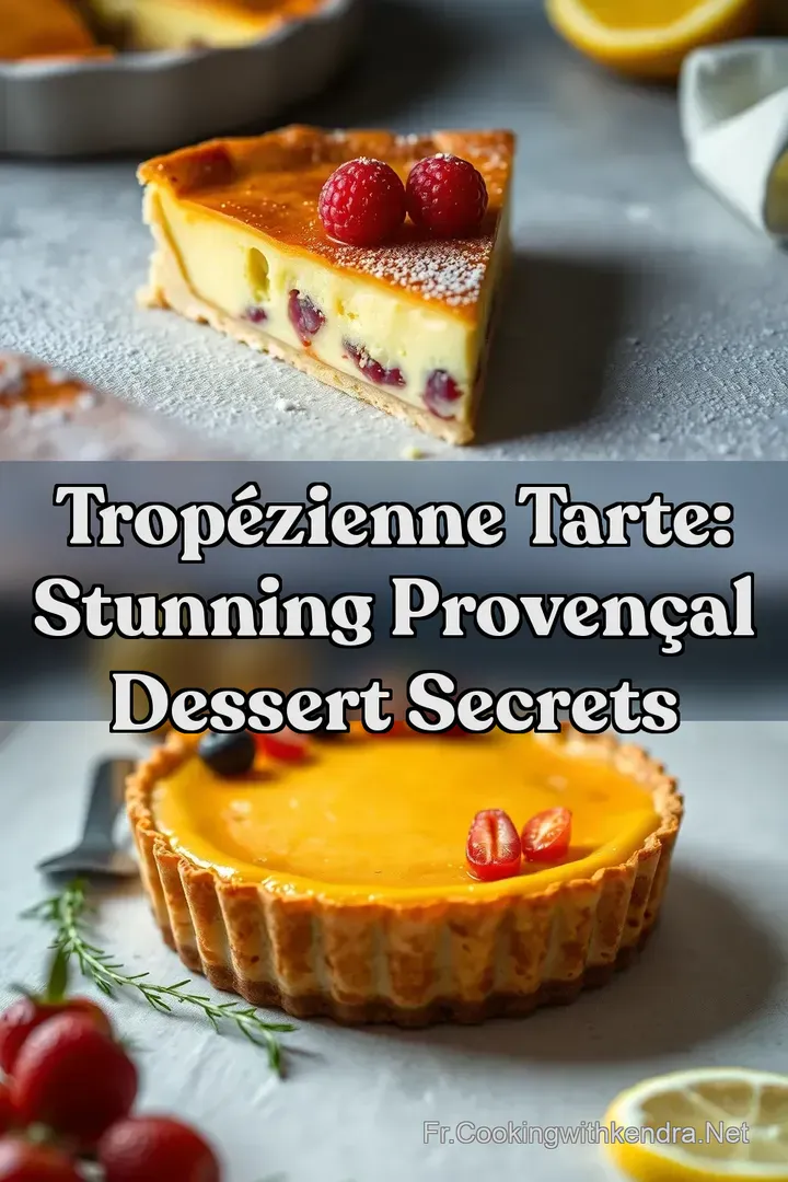 Trop&eacute;zienne Tarte: Stunning Proven&ccedil;al Dessert Secrets