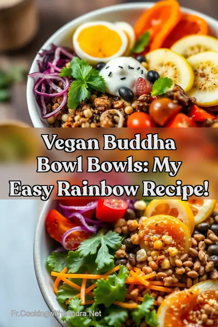 Vegan Buddha Bowl Bowls: My Easy Rainbow Recipe!