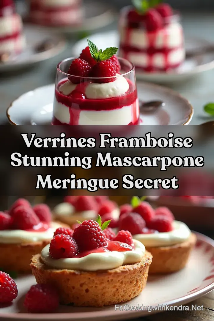 Verrines Framboise Stunning Mascarpone Meringue Secret