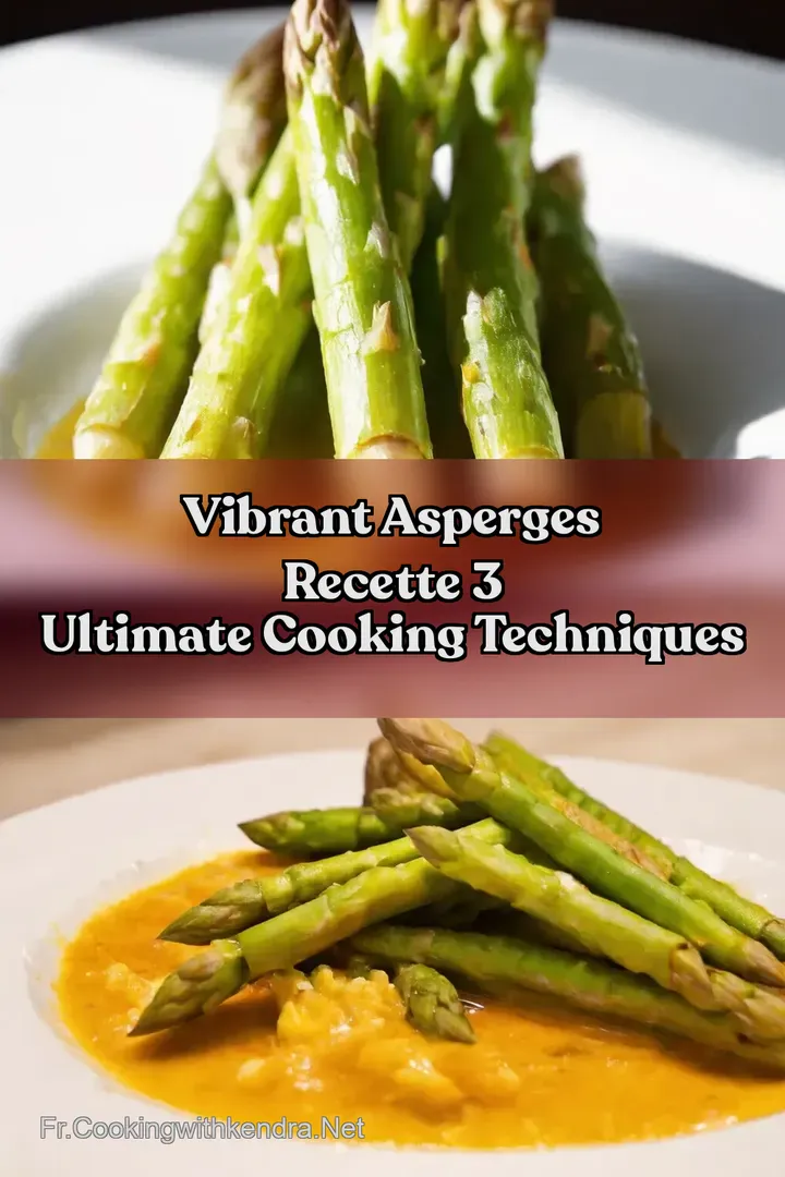 Vibrant Asperges Recette 3 Ultimate Cooking Techniques