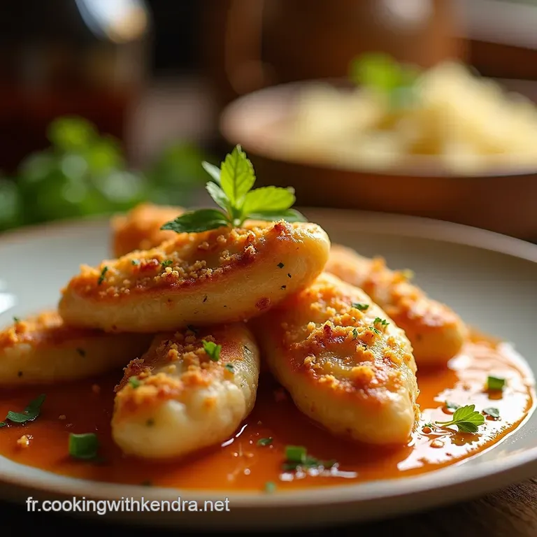 Aiguillettes De Poulet Cr&egrave;me Poivre Vert Et Champignons presentation