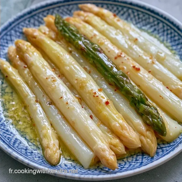 Asperges Blanches &Agrave; L Eau : Texture Fondante