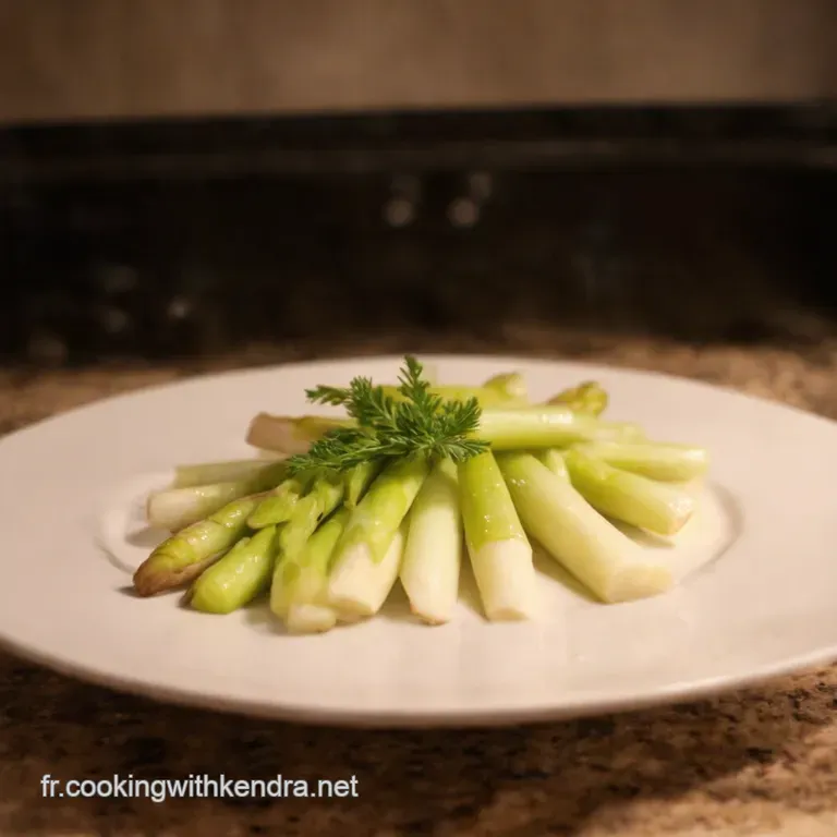 Asperges Blanches &Agrave; La Flamande Cuisson Parfaite presentation