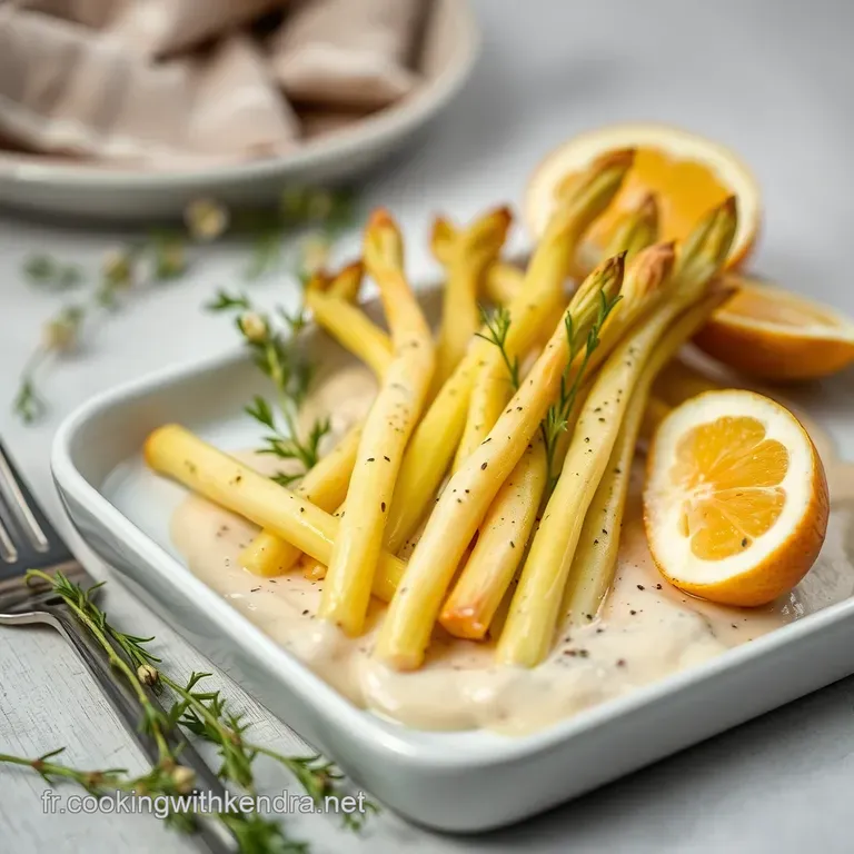 Asperges Blanches &Agrave; La Flamande presentation