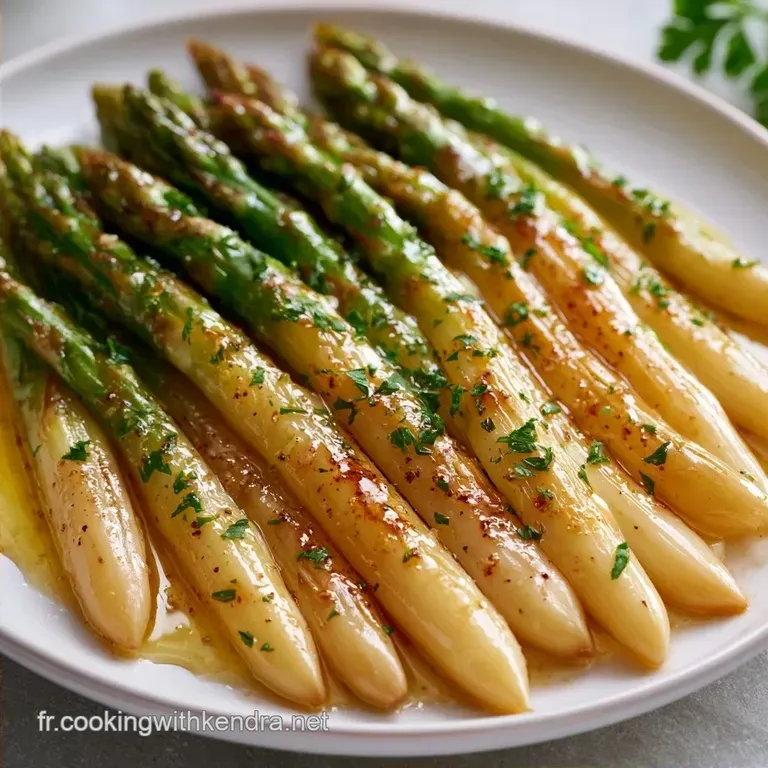 Asperges Blanches: Beurre Noisette et Citron