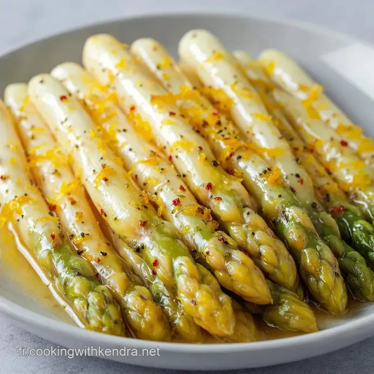 Asperges Blanches Au Four: Tendres et Dor&eacute;es