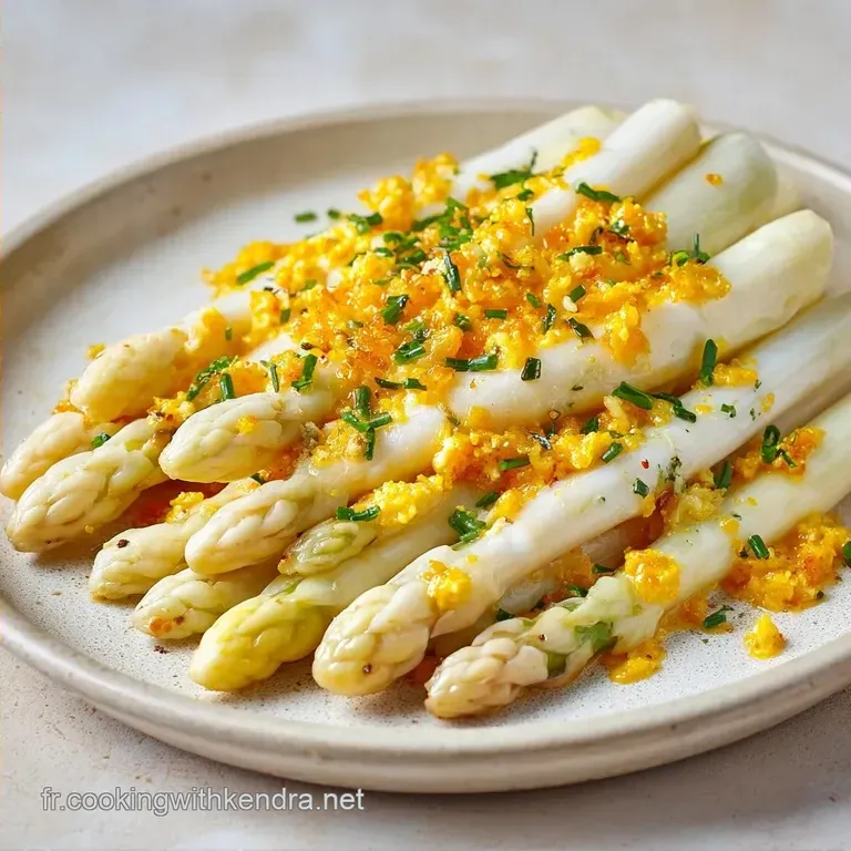 Asperges Blanches Mimosas: Onctueuses et Printani&egrave;res