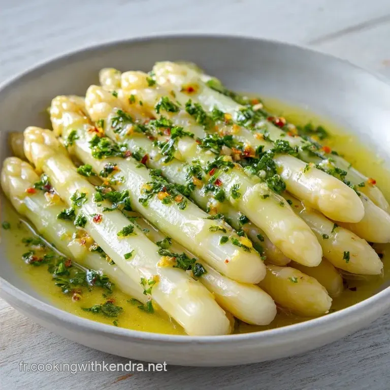 Asperges Blanches Sauce Chaude: Traditionnelles