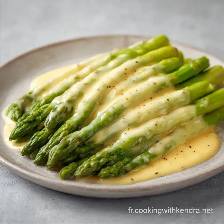 Asperges Blanches Sauce Cr&egrave;me: Onctueuses et Fra&icirc;ches