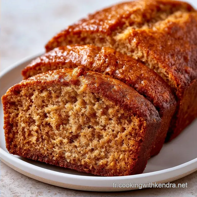 Banana Bread Healthy Moelleux &agrave; l Huile de Coco