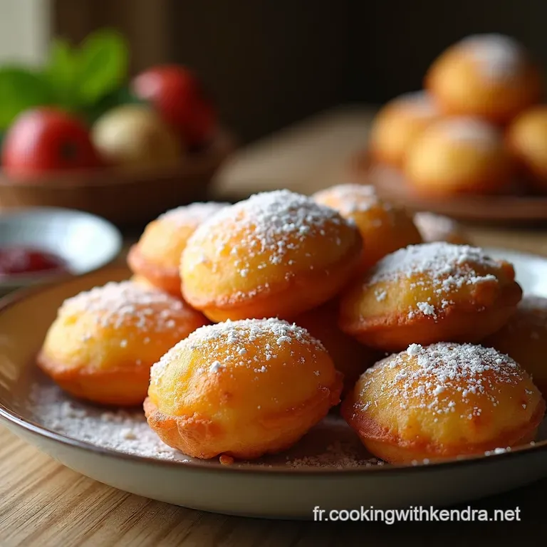 Beignets De Pommes De Terre Grandm&egrave;re presentation