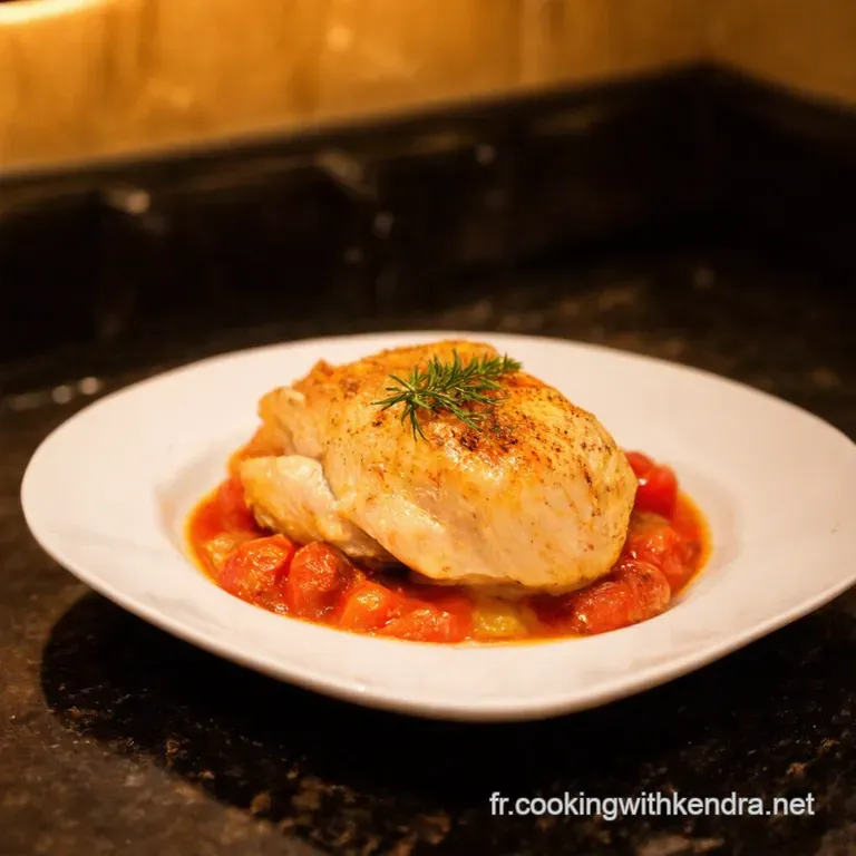 Blancs De Poulet &Agrave; La Toscane Cr&egrave;me Onctueuse presentation