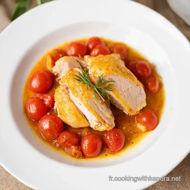 Blancs de Poulet &agrave; la Toscane Cr&egrave;me Onctueuse