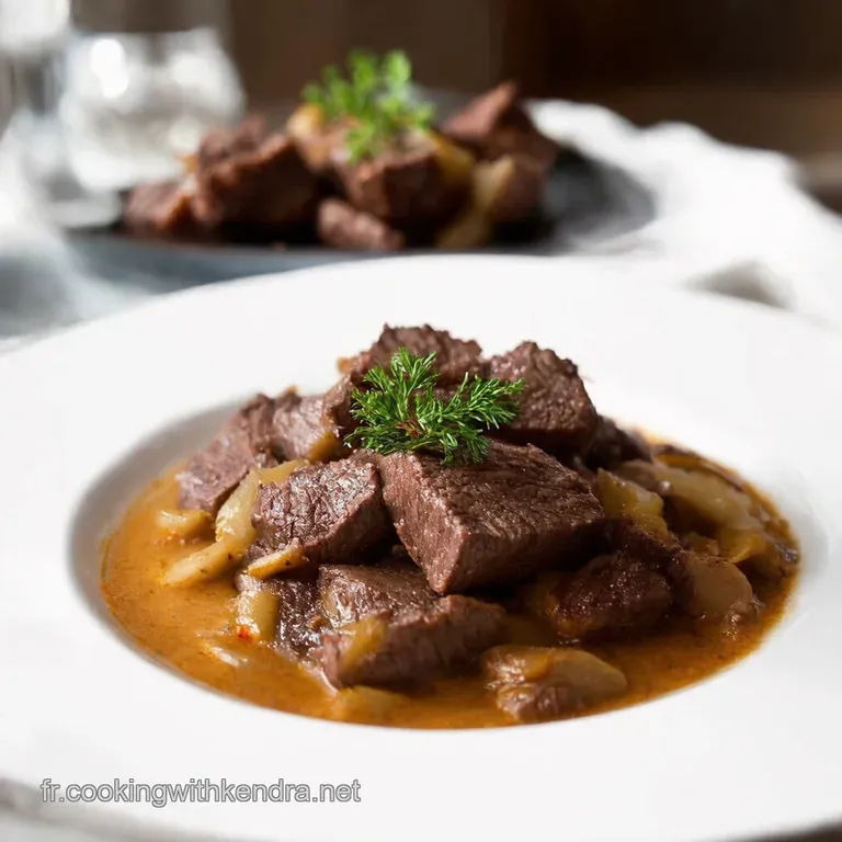 Boeuf aux Oignons Un Classique de Bistro Chez Vous