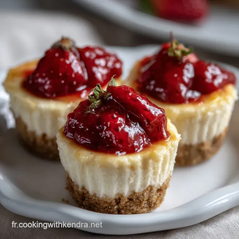 Strawberry Cheesecake Bites : Bouch&eacute;es Givr&eacute;e Faciles presentation
