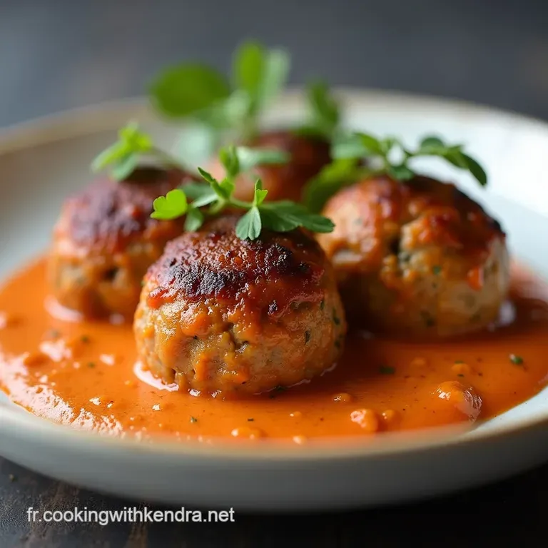Les Boulettes de Chef Tendres Meatballs &agrave; la Cr&egrave;me de Paprika Fum&eacute;